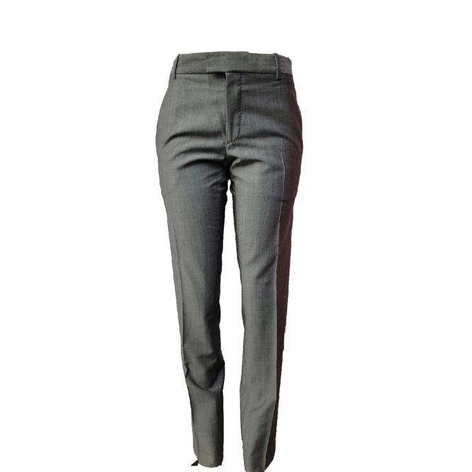 Alexander Mcqueen Wool Dress Pants Trousers Grey Women's 4/Waist 30"#C4